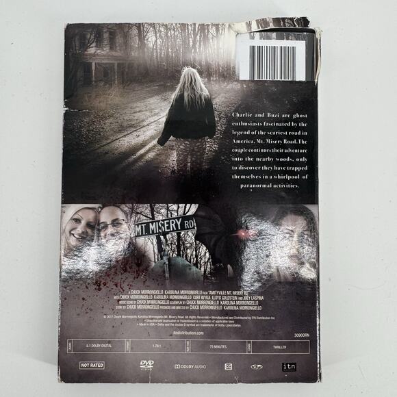 Amityville: Mt. Misery Road DVD 2017 Horror Thriller with Slipcover - Picture 6 of 6
